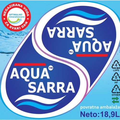 Aqua Sarra voda u boci 18l